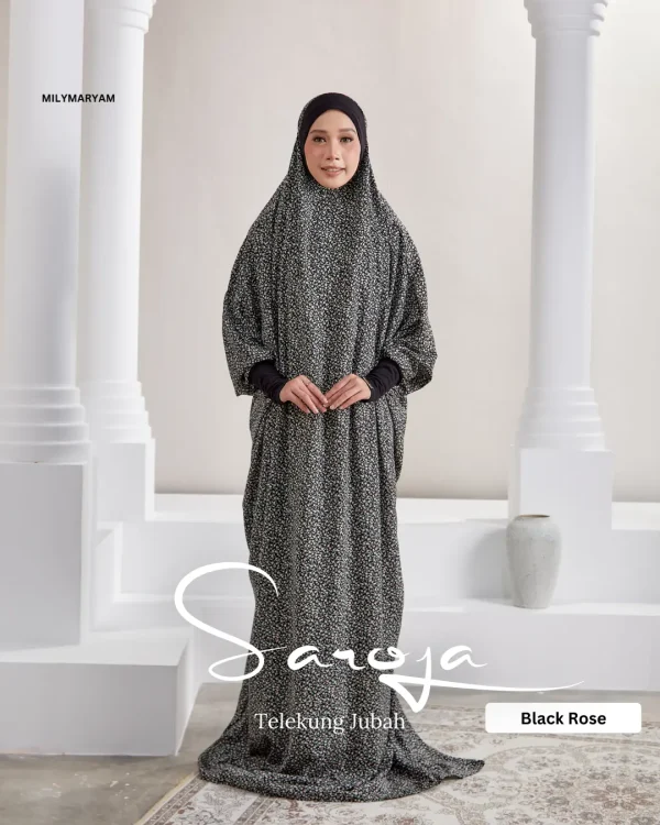 SAROJA – Telekung Jubah (1 piece prayer attire)